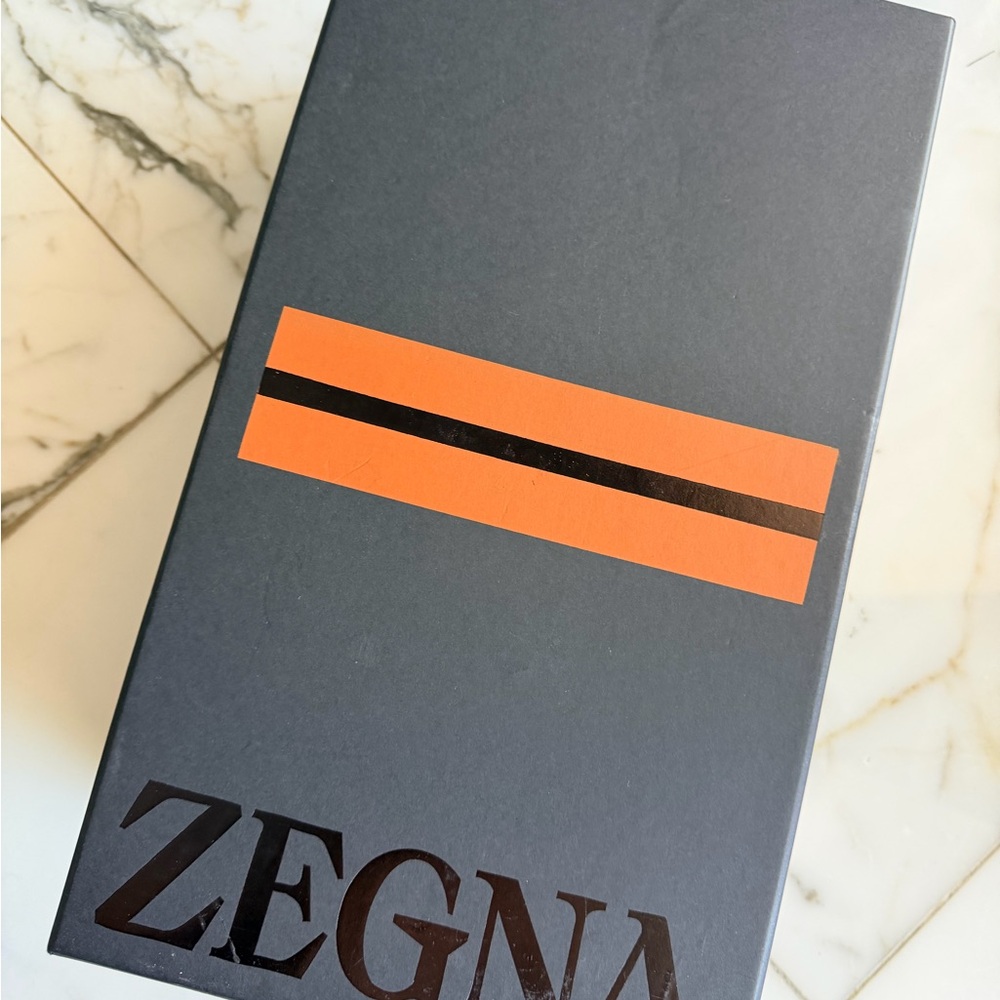 Zegna Men's Black Loafers